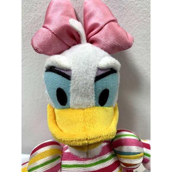 Disney Daisy Duck Pink Bow Plush Stuffed Animal Toy‎ - Picture 3 of 11